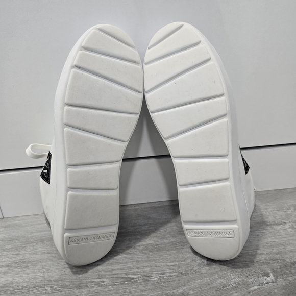 Giorgio Armani White Sustainable Men's Sneakers US Size 11 - Picture 7 of 14